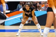 Lexi Rodriguez during the NCAA Division I Women's Volleyball Championship in Tampa, Florida. (Photo via Getty Images)