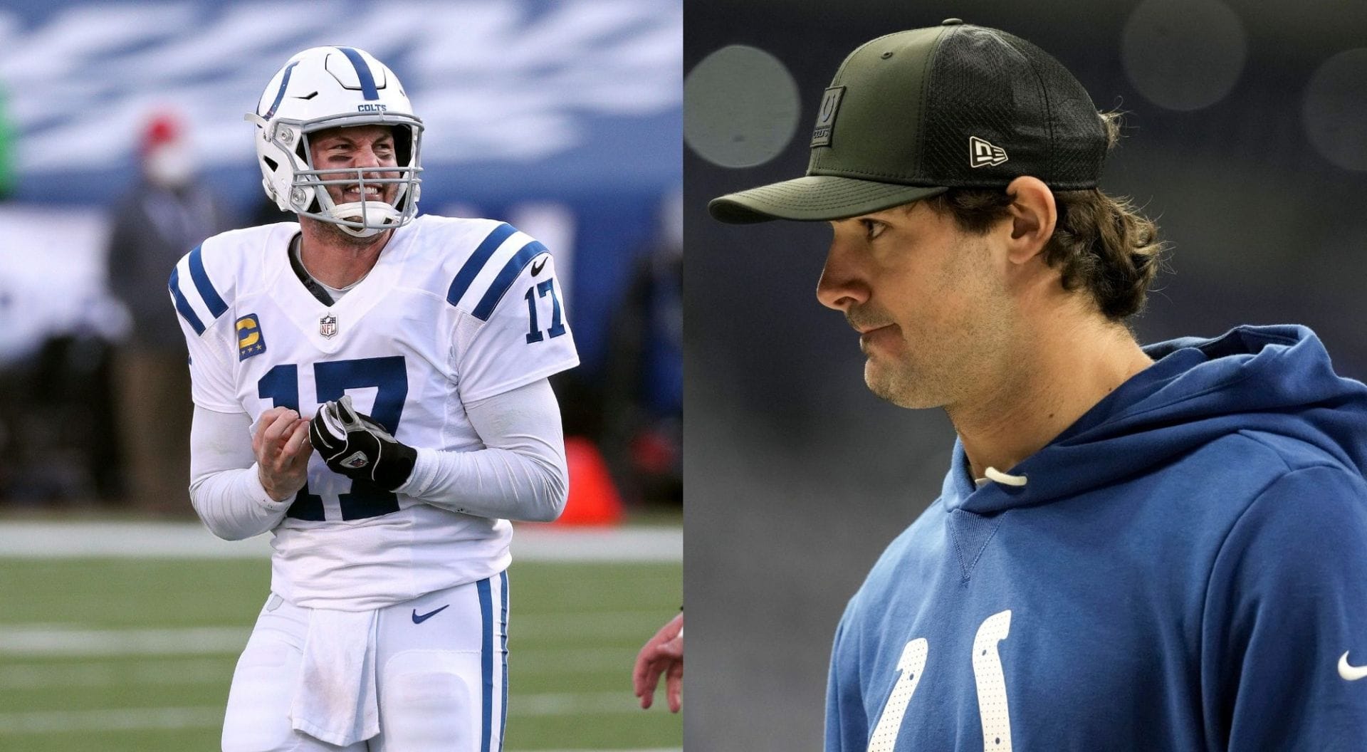 Philip Rivers , Daniel Jones collage