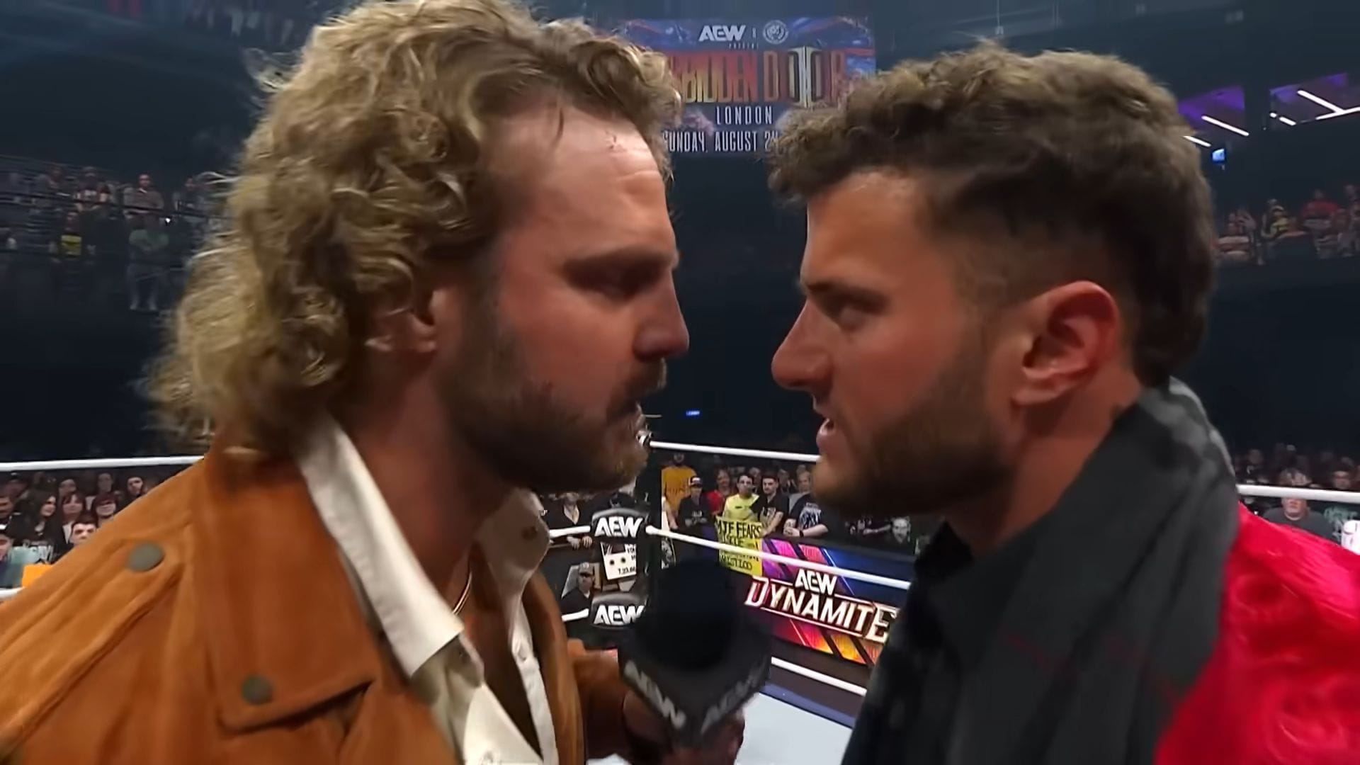 3 stars MJF could point to his return from AEW 1 Hangman Page and MJF (Source: AEW on YouTube)