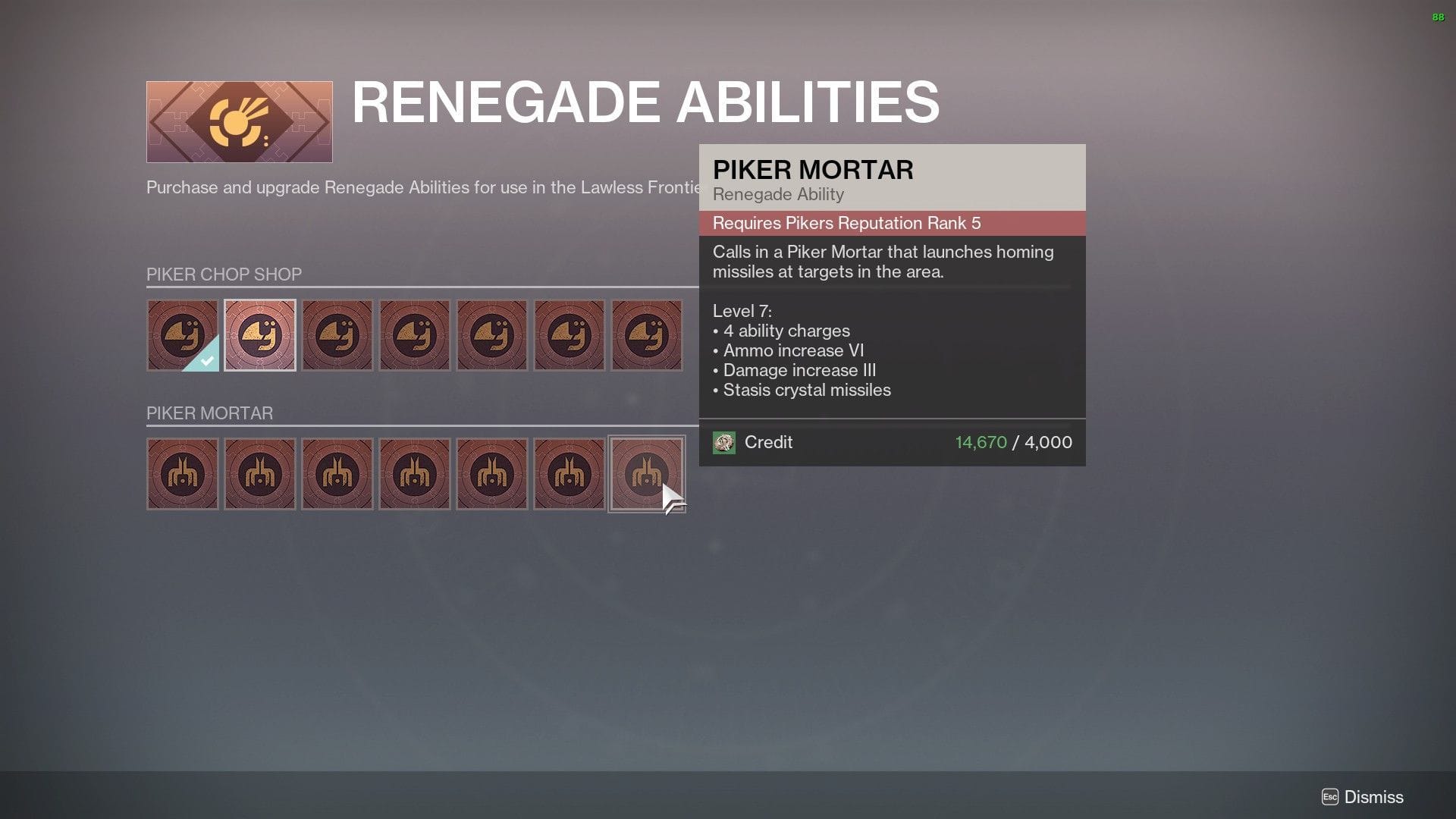 Renegade abilities in Destiny 2 (Image via Bungie)