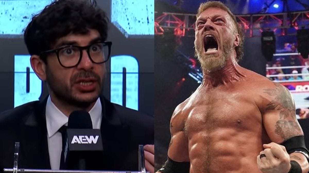  Tony Khan and Adam Copeland (Image via AEW