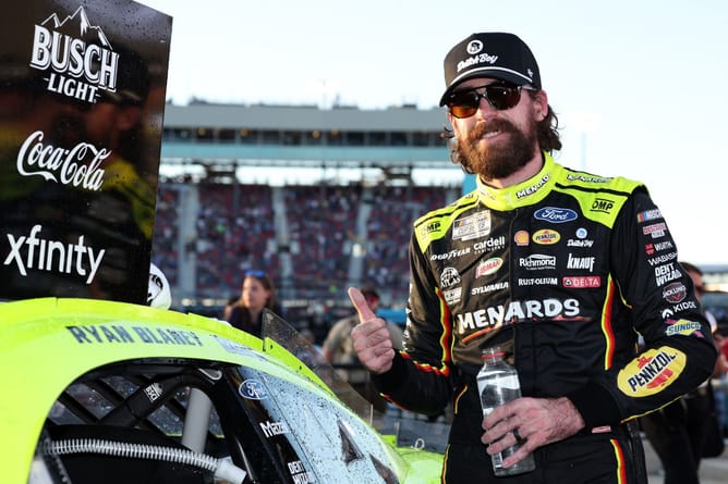 Ryan Blaney shares a hilarious parenting moment using Jimmie Johnson’s viral “I’m far from done” quote