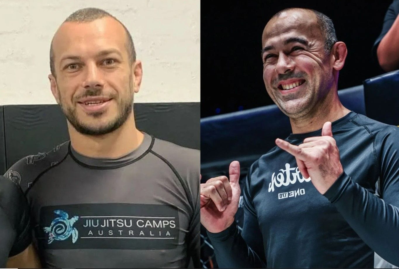 (From left) Lachlan Giles and Marcelo Garcia. [Images: @lachlan_giles on Instagram and ONE Championship]