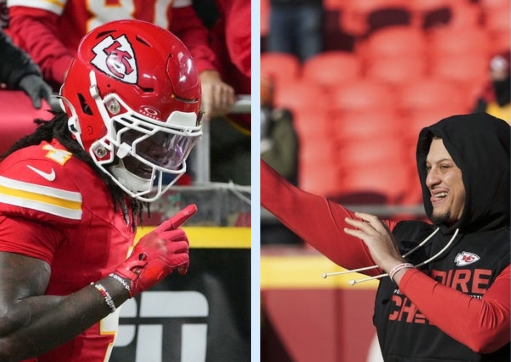 “Patrick Mahomes out there getting WR's killed”: NFL fans react as Rashee Rice suffers brutal hit while receiving Chiefs QB’s hospital ball