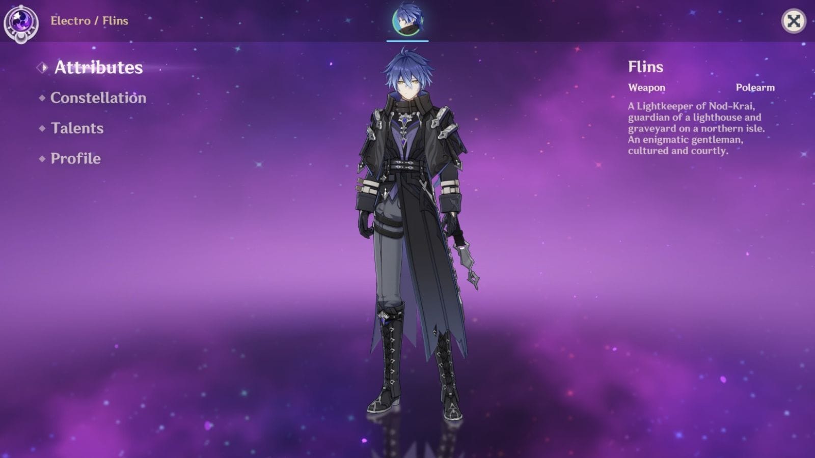 Ảnh chụp màn hình của Flins trong trò chơi (Hình ảnh qua HoYoverse)