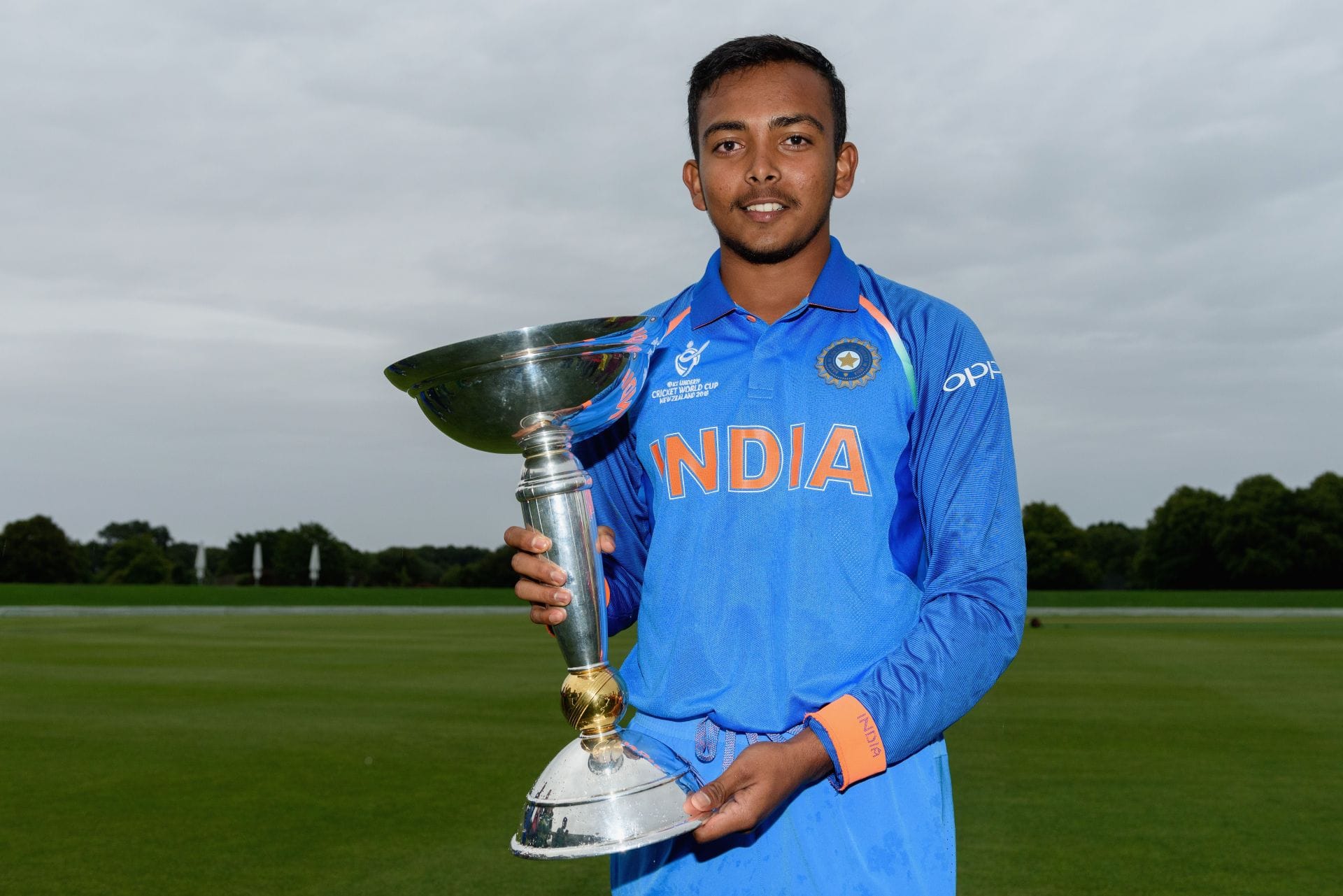 Prithvi Shaw led India to the 2018 Under-19 World Cup title. [P/C: Getty]