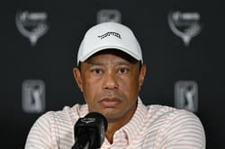 Tiger Woods switches between $120 Sun Day Red T-shirts at Hero World Challenge 2025