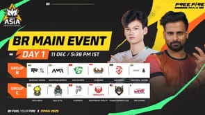 FFMAI 2025 Main Event BR Day 1: Teams, groups, and how to watch