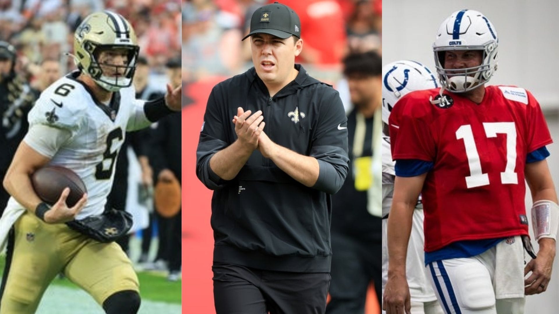 Tyler Shough, Kellen Moore and Philip Rivers (Source: Imagn)