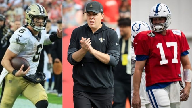 Saints HC Kellen Moore dismisses concern about Tyler Shough's age as rookie after Philip Rivers' unretirement at 44