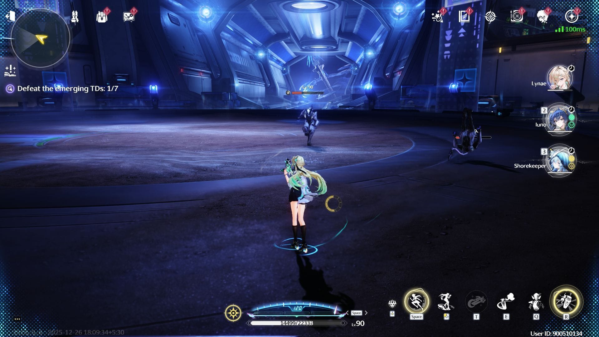 Exploring Lynae's kit (Image via Kuro Games)