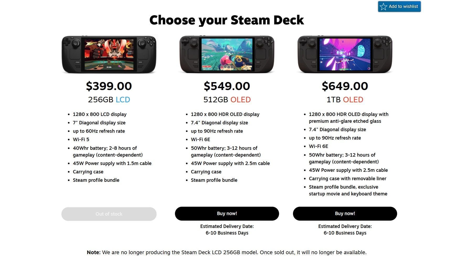 Valve is ending Steam Deck LCD production soon, with only the