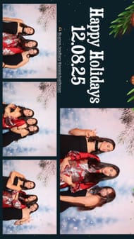 Drake Maye’s wife, Michael Ann, glams up in a black outfit at a Christmas party/@annmichaelhmaye