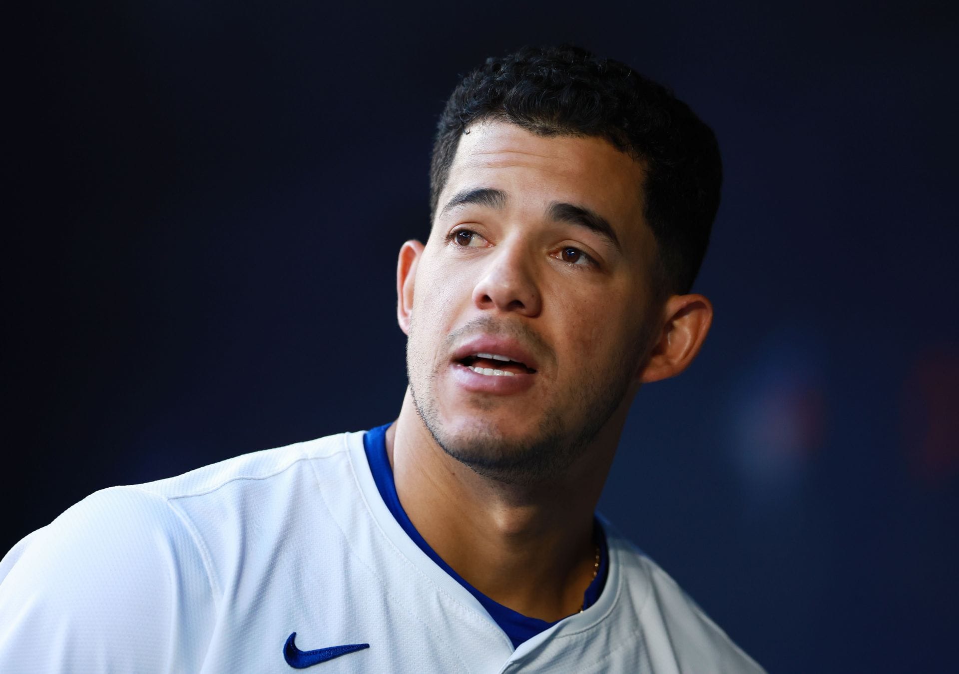 Jose Berrios in the Toronto Blue Jays&#039; dugout during a game against the New York Yankees - Source: Getty