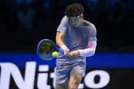 Ben Shelton in action at the 2025 ATP Finals (Source: Getty)