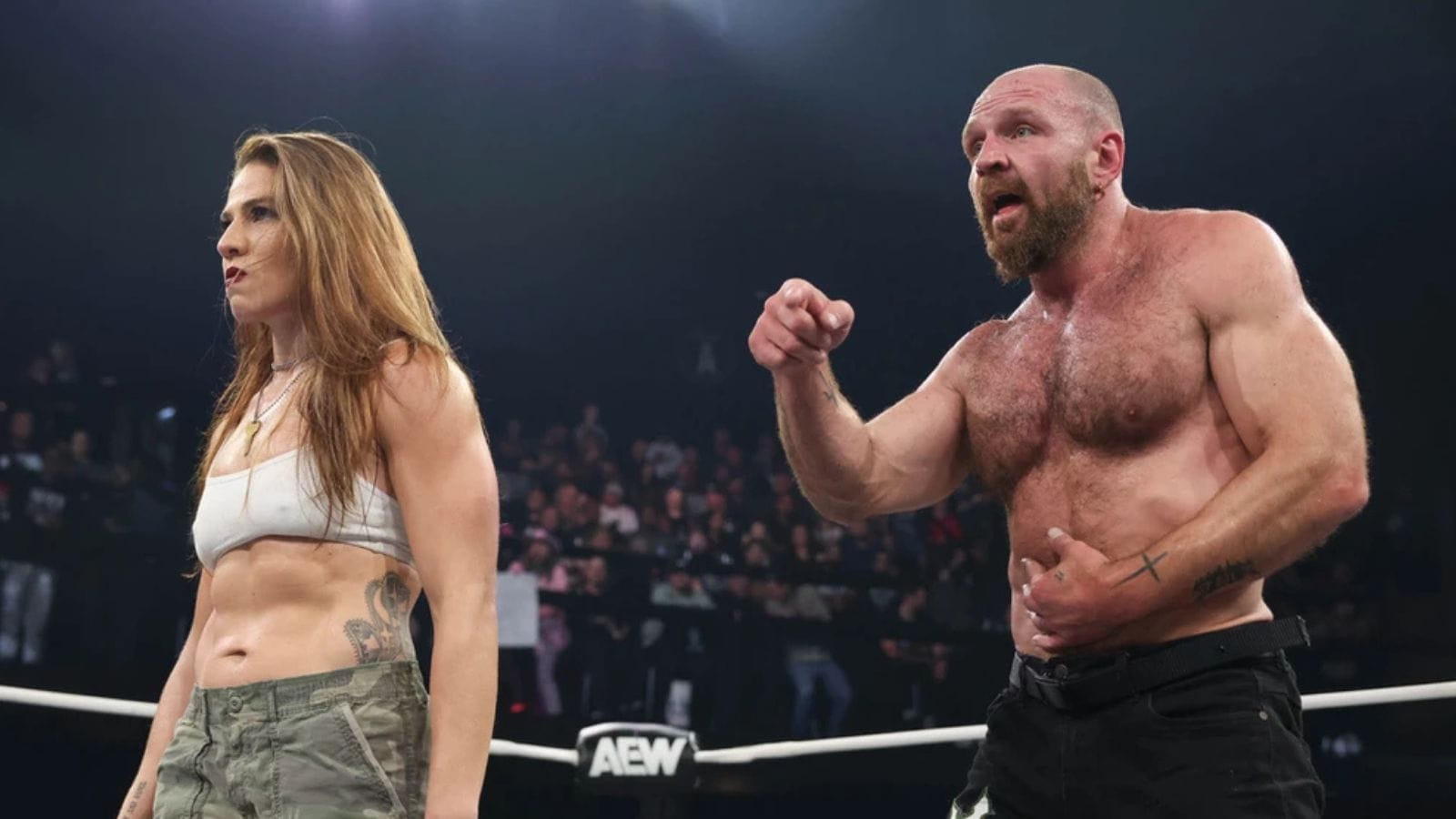 Marina Shafir and Jon Moxley