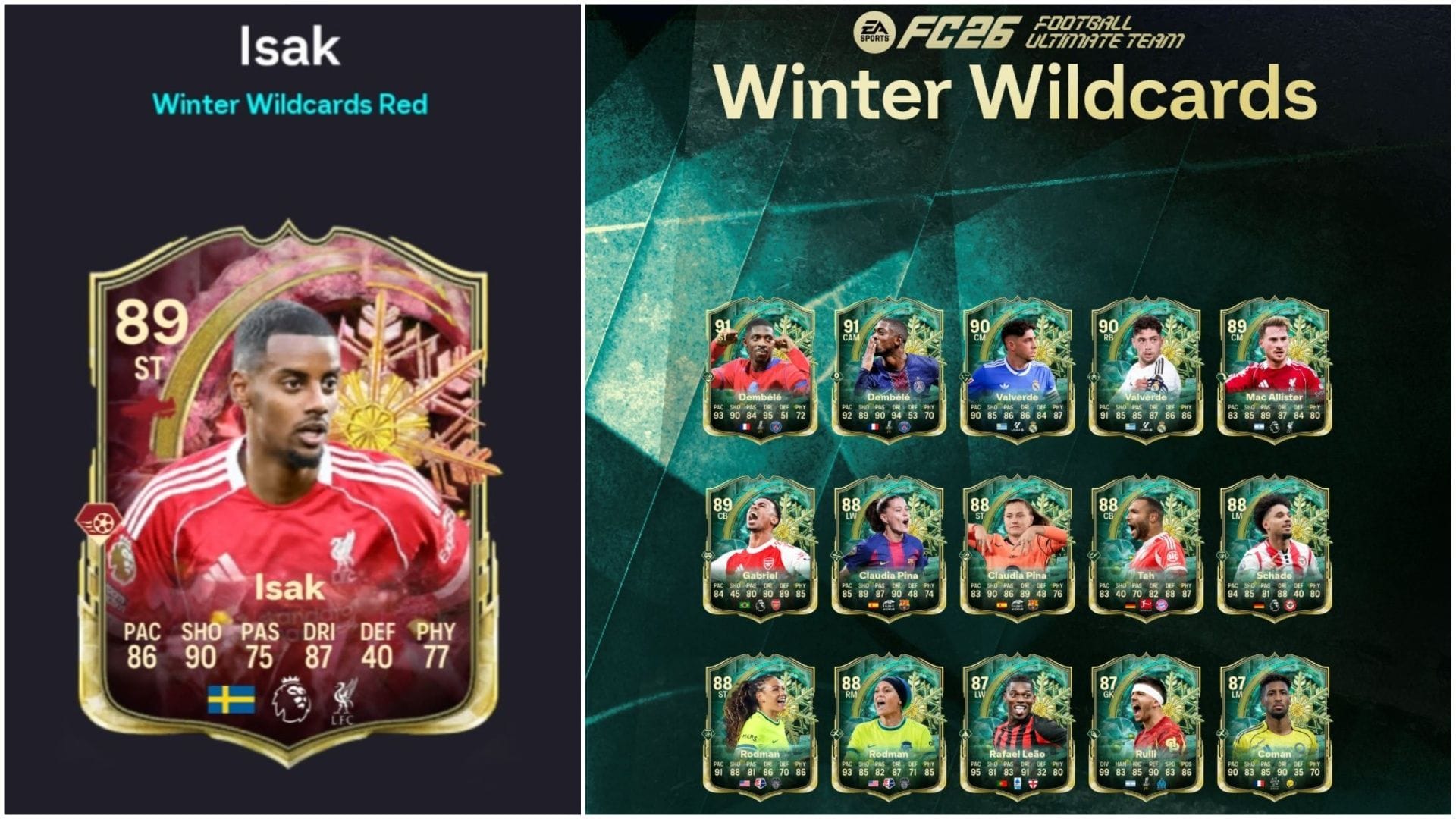 EA FC 26 Alexander Isak Winter Wildcards SBC: All tasks and cheapest solutions