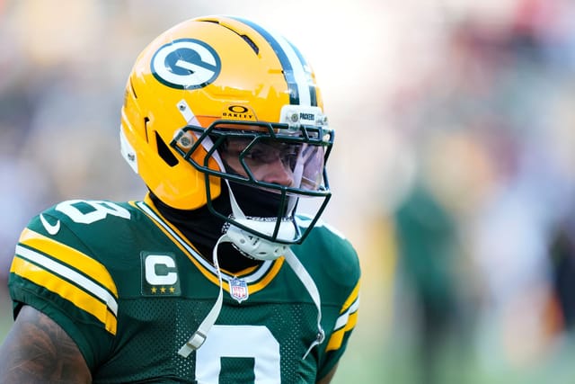 Josh Jacobs at Chicago Bears v Green Bay Packers - NFL 2025 - Source: Getty