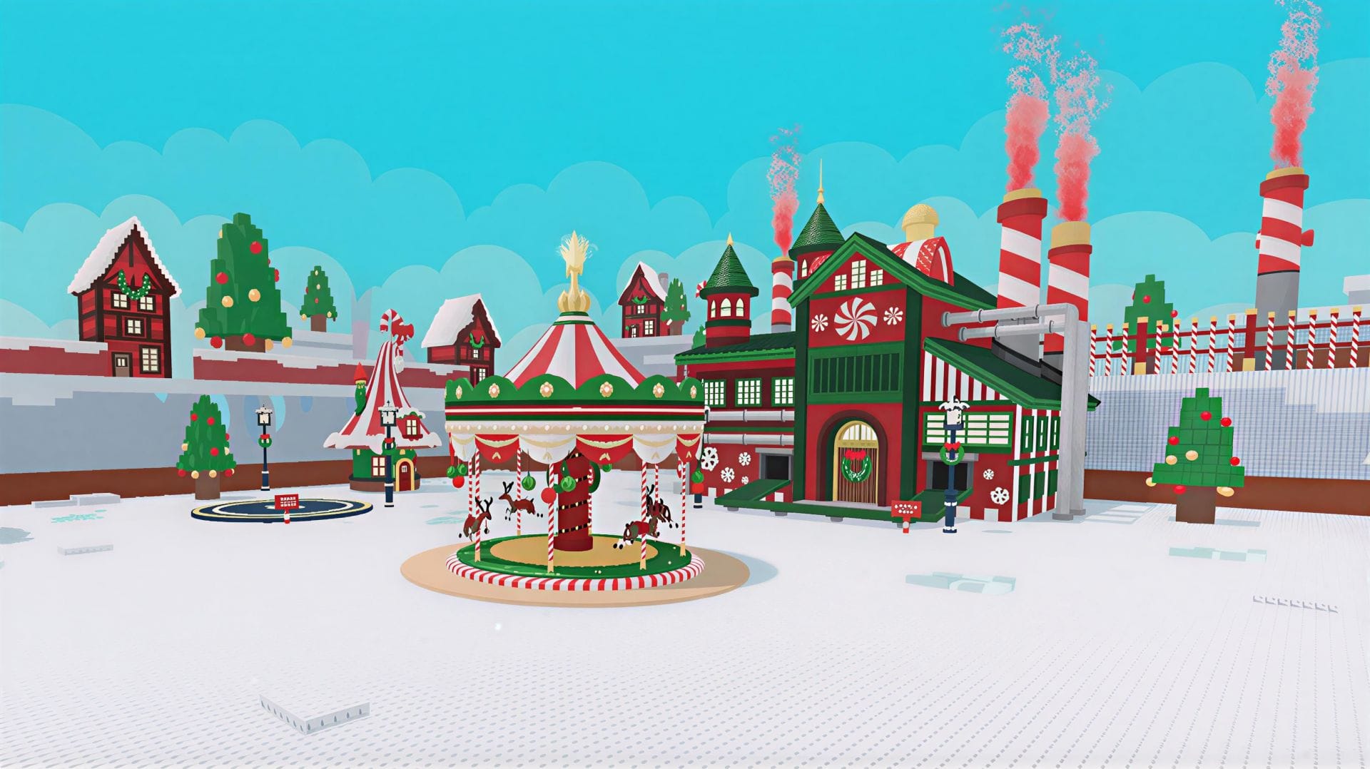 The North Pole (Image via Roblox)