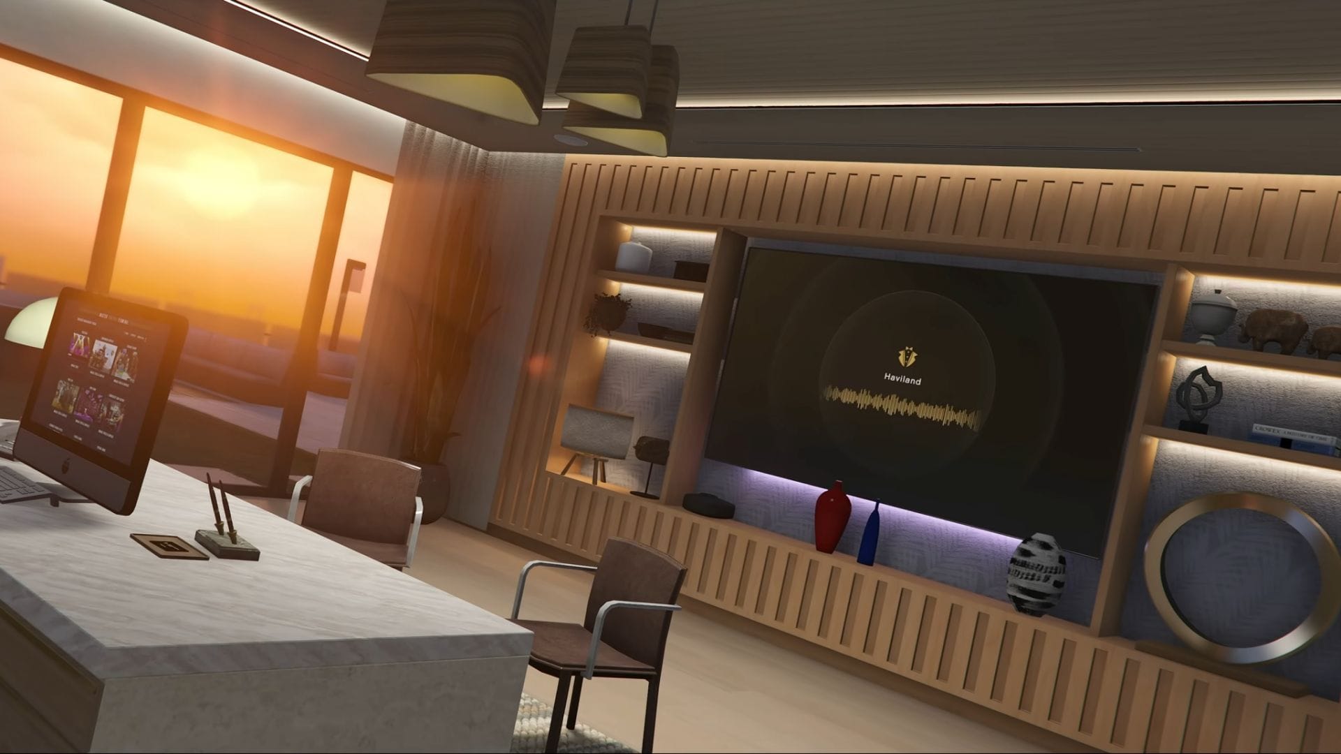 Amanda De Santa is also seen with Michael (Image via YouTube/Rockstar Games)