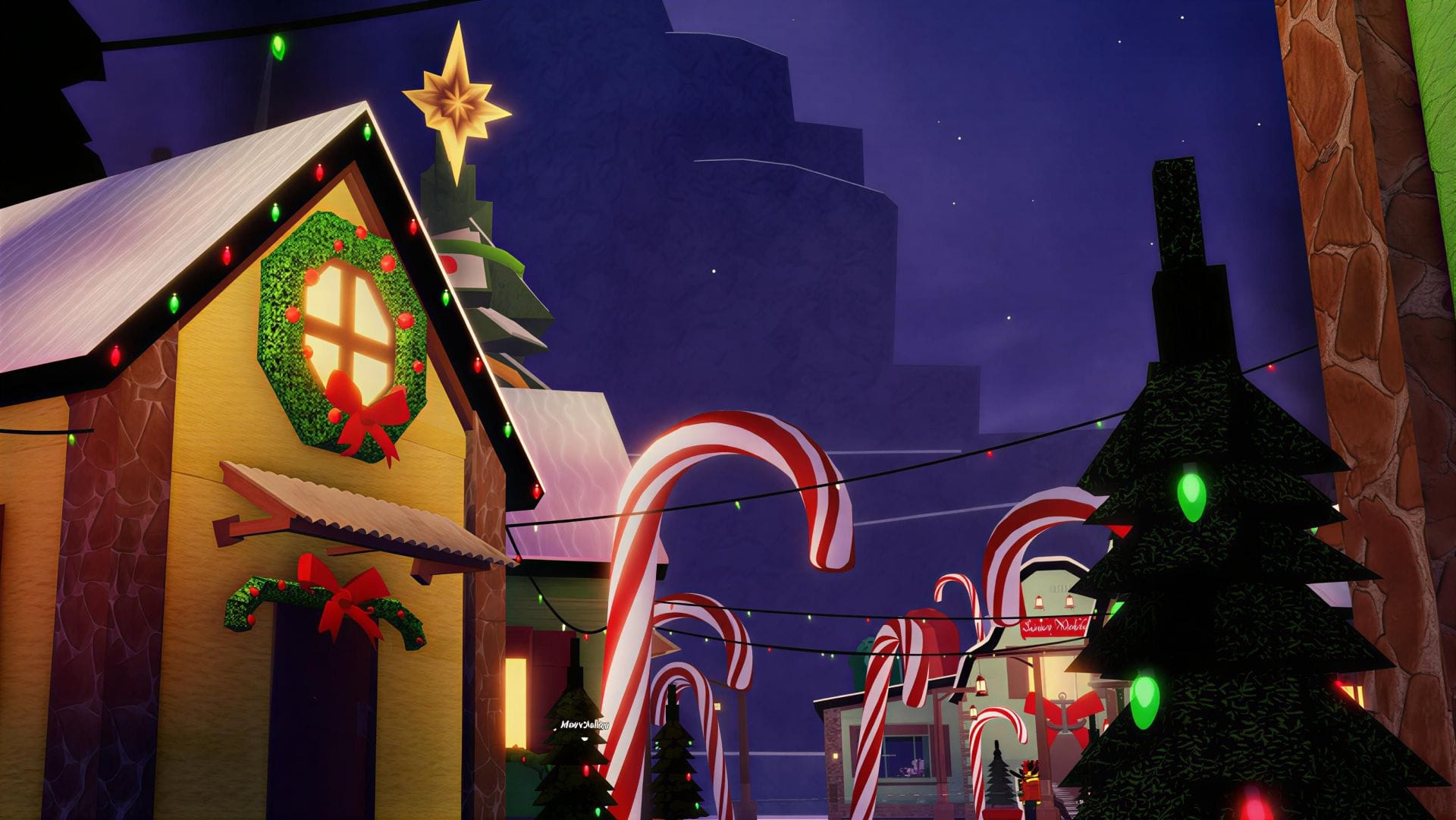 Bannière de mise à jour Fishmas (Image via Roblox)