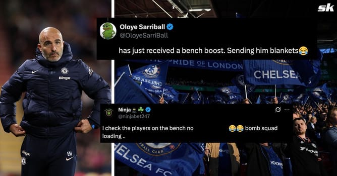 “Bomb squad loading”, “Send him blankets” - Chelsea fans celebrate after 28-year-old star gets left out of team to face Bournemouth