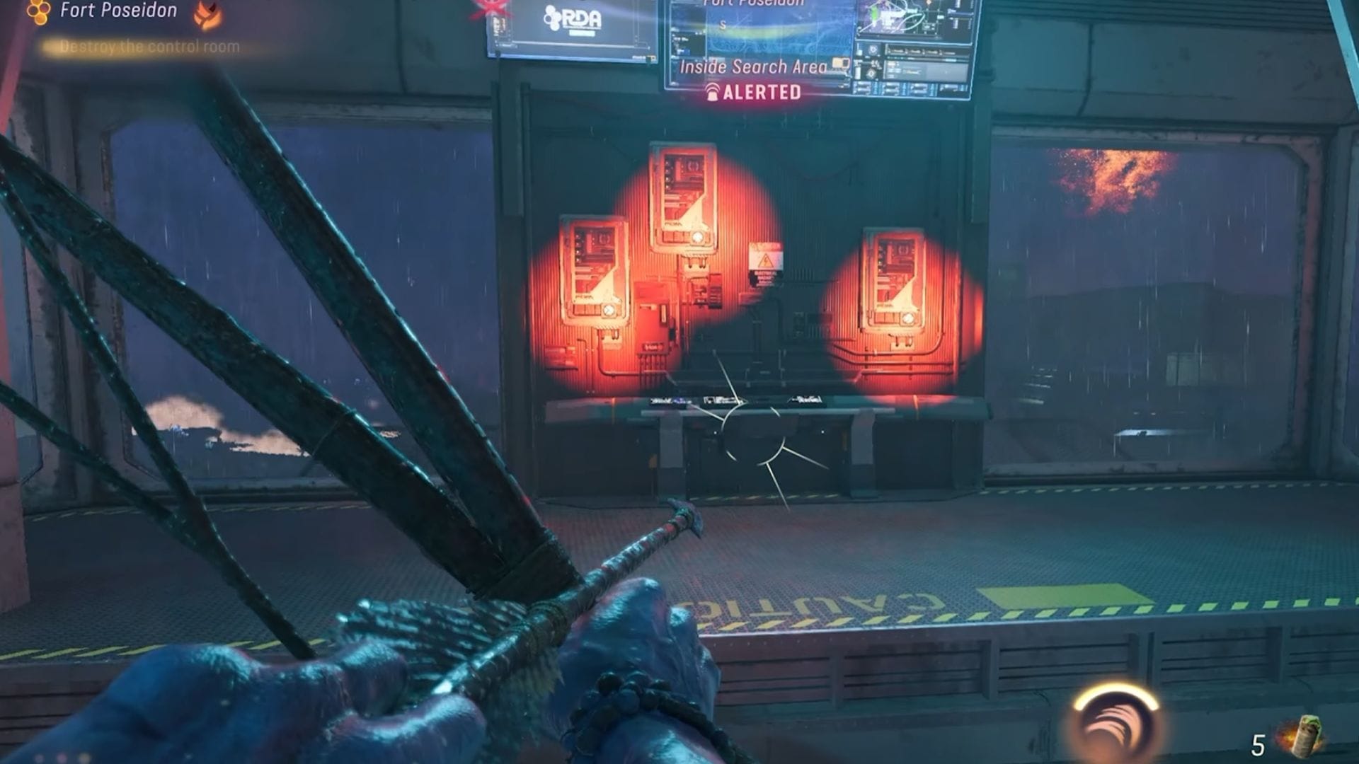 The three panels inside the Control Tower (Image via Ubisoft || YouTube @Greyquaza)