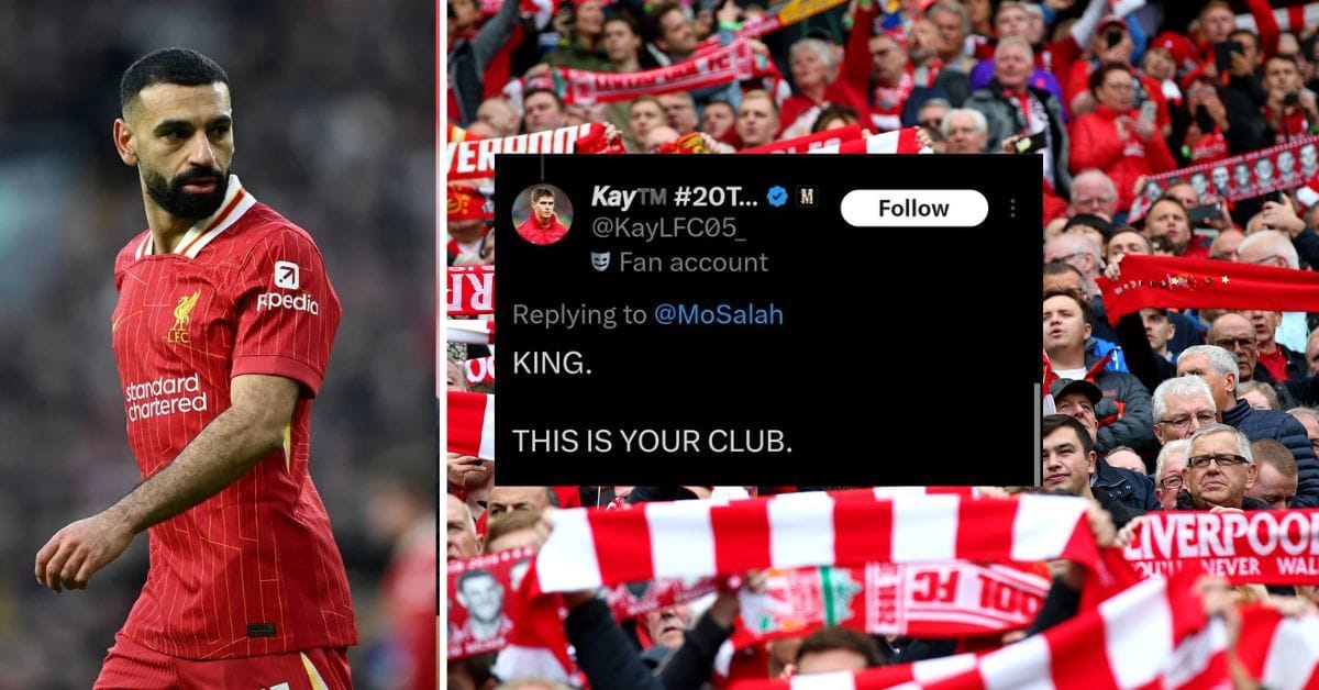 Fans react as Mo Salah shares video of Liverpool fans chanting his name at Anfield