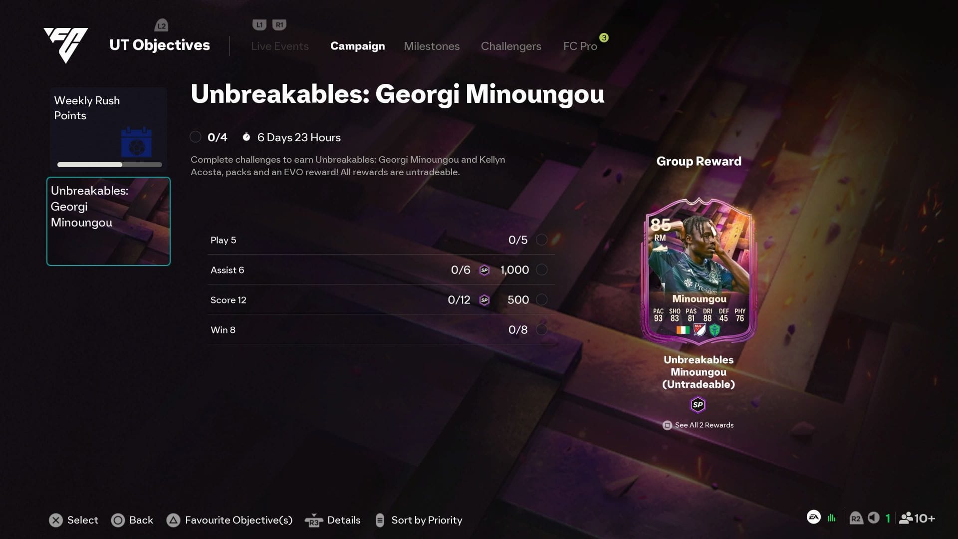 The objective (Image via EA Sports)