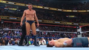 [WATCH] Gunther broke character, smiled at John Cena during Saturday Night's Main Event match