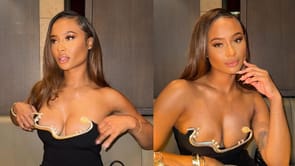 [WATCH] Kayla Nicole grooves in orange swimsuit with wet hair while taking pride in her "Black" identity