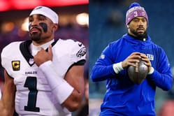 Emmanuel Acho calls out Barstool Big Cat for labelling Russell Wilson tier 2 QB after comparing Jalen Hurts with 10x Pro Bowler