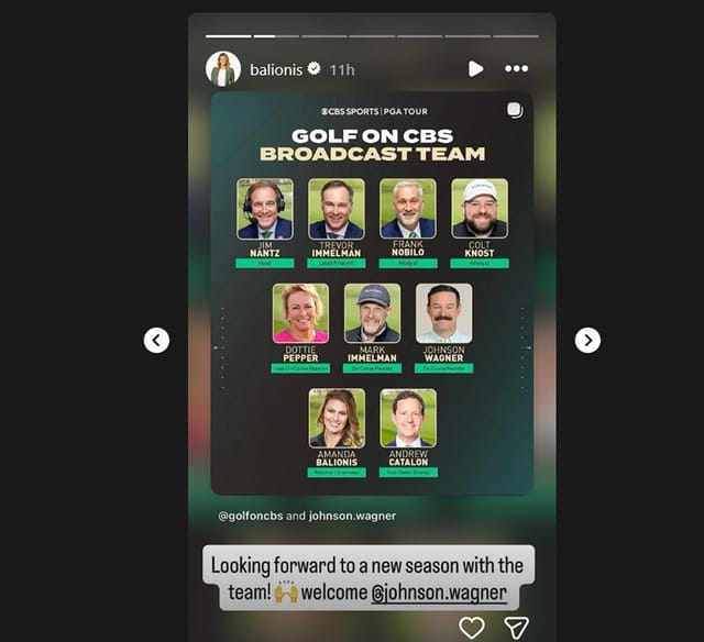 Amanda Balionis shares excitement for the upcoming golf season