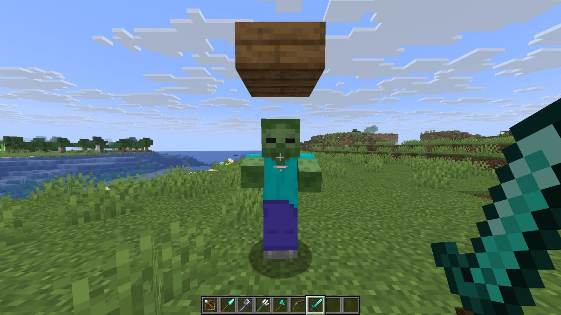 Sword is the most common weapon in the entire game (Image via Sportskeeda Gaming || Mojang Studios)