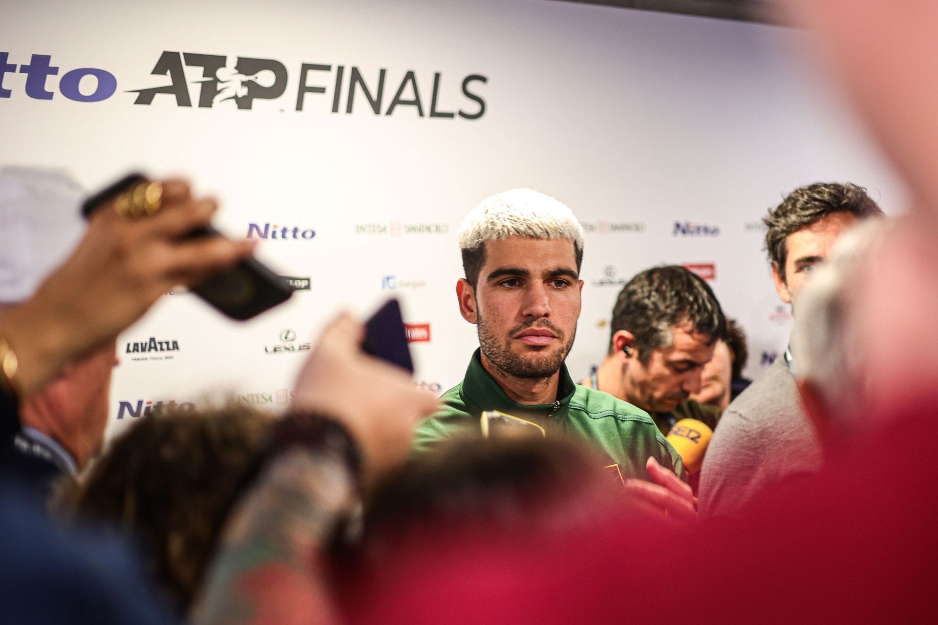 Carlos Alcaraz at the Nitto ATP Finals 2025 - Day 7 - Source: Getty