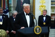 President Trump Welcomes The 2025 Kennedy Center Honorees To The White House (Image via Getty)