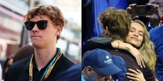 Jannik Sinner and model girlfriend Laila Hasanovic make first public appearance as a couple at Abu Dhabi GP