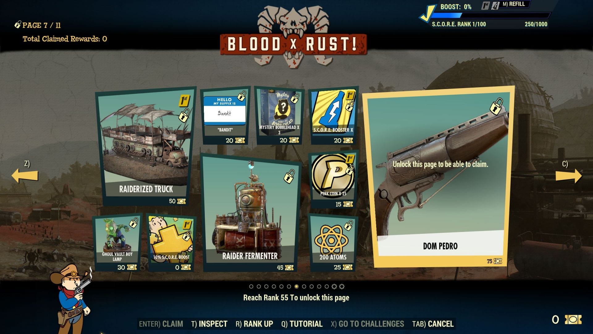 This unique weapon is a limited-time addition available via the latest battle pass (Image via Bethesda Softworks)