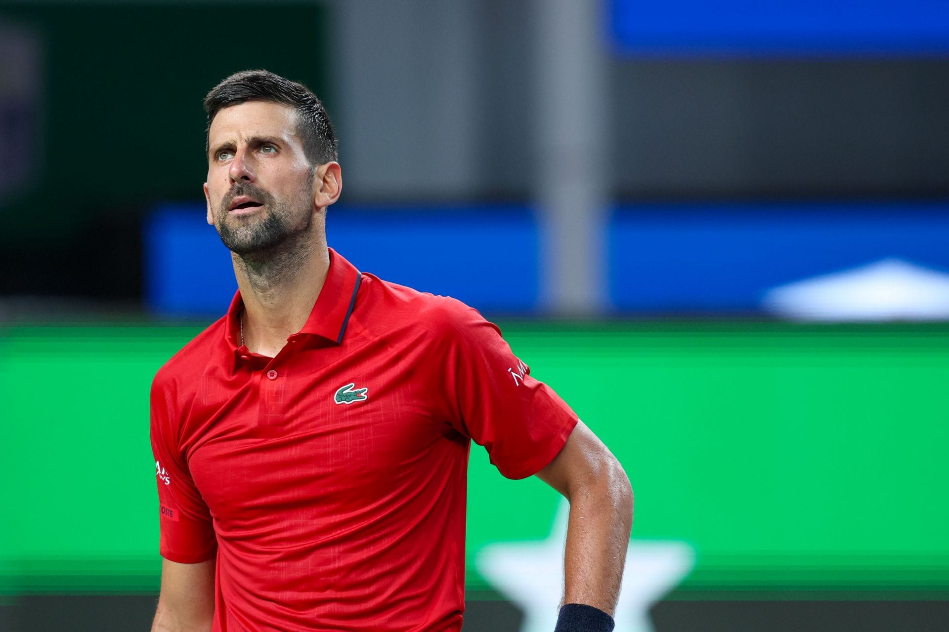 Novak Djokovic at the 2025 Shanghai Masters (Source: Getty)