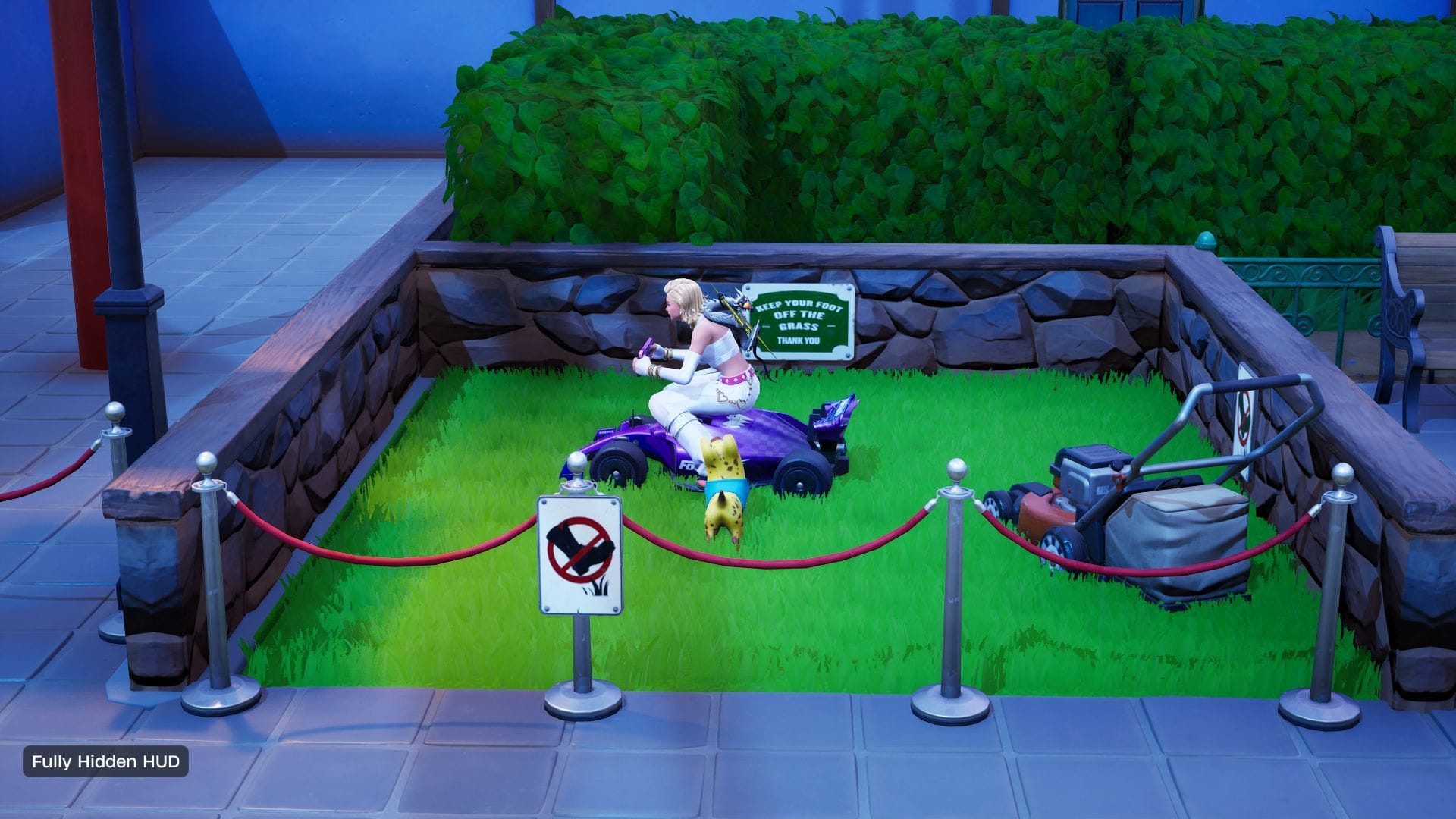 Fortnite Chapter 7 Season 1 adds a hilarious "Touch Grass" Easter egg