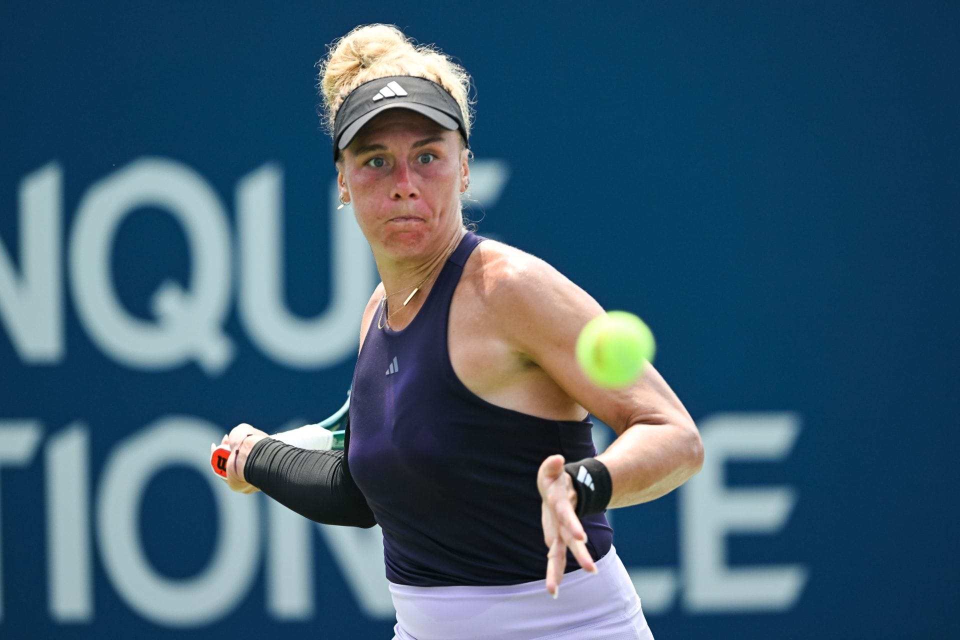 Leolia Jeanjena at the Canadian Open 2025. (Photo: Getty)