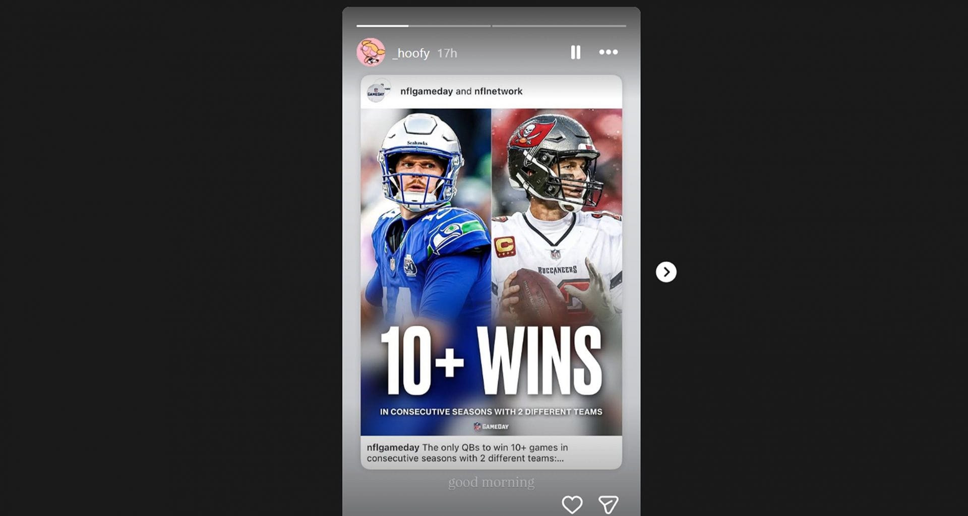 Sam Darnold&#039;s fianc&eacute;e Katie /@_hoofy