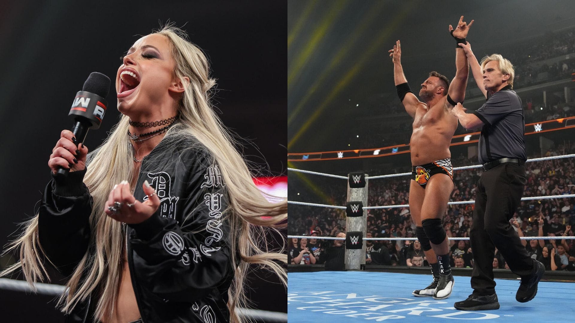 Liv Morgan and LA Knight