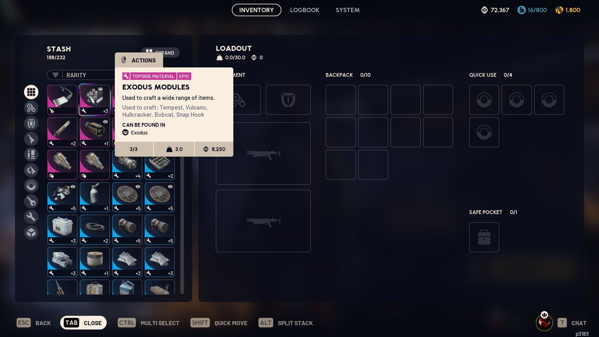 Modules Exodus dans ARC Raiders (Image via Sportskeeda Gaming || Embark Studios)