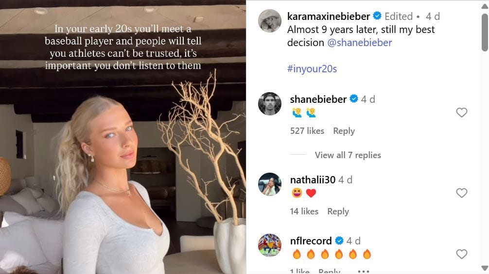 (Image source - Kara Bieber/Instagram)