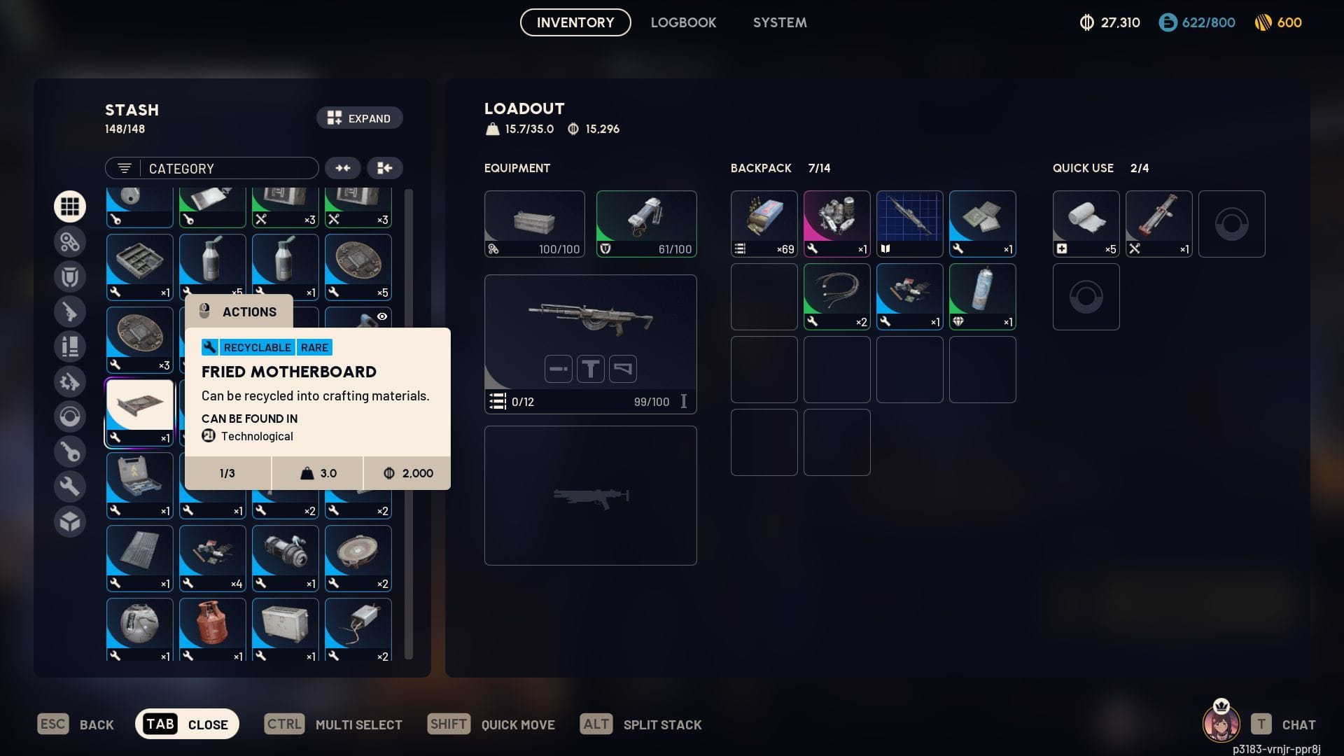 Fried motherboard (Image via Sportskeeda Gaming || Embark Studios)