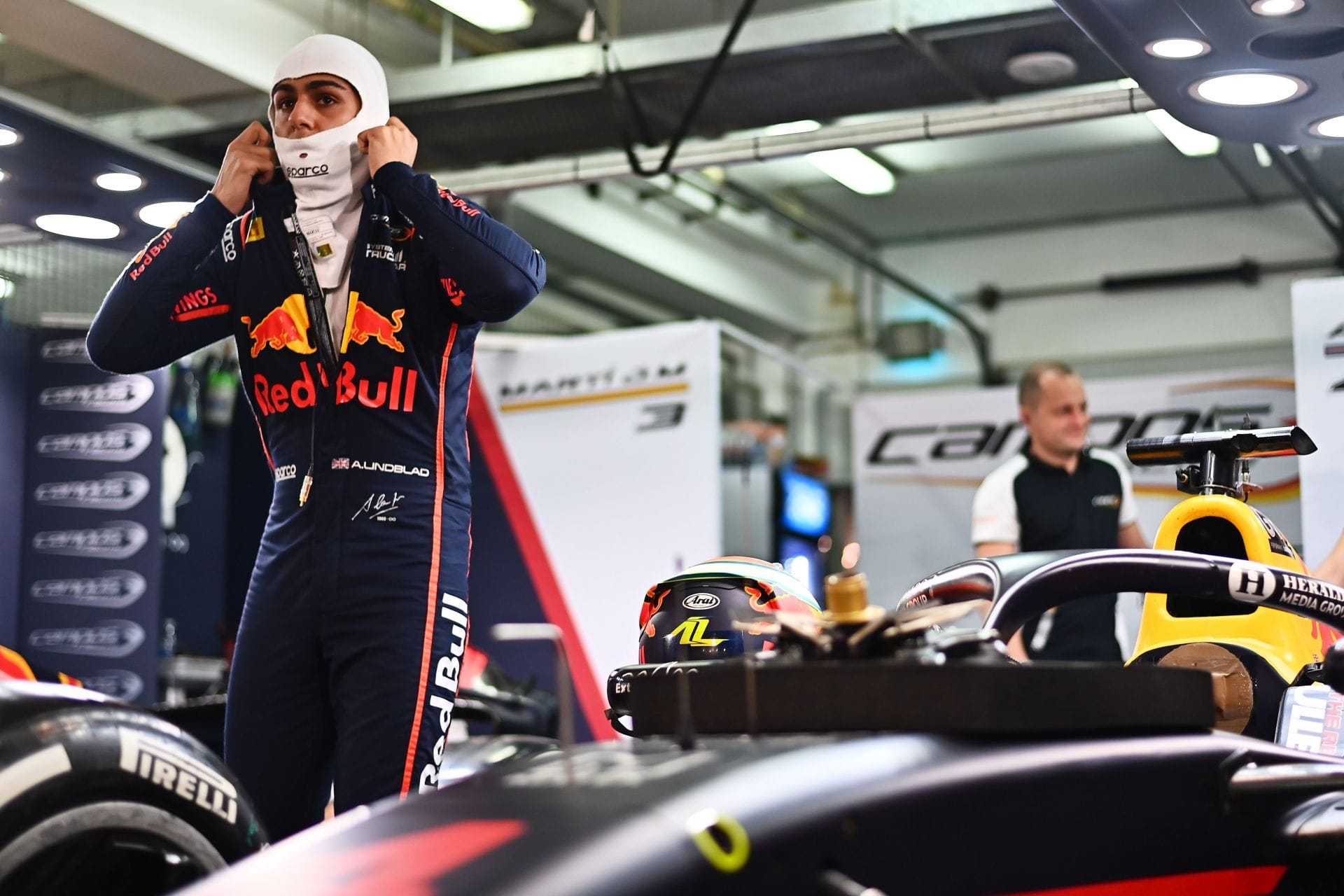 Arvid Lindblad's 5-year promise to Lando Norris comes true with dream Red Bull promotion 1 Campos Racing's Arvid Lindblad (4) during F2 testing at the Bahrain International Circuit. Source: Getty