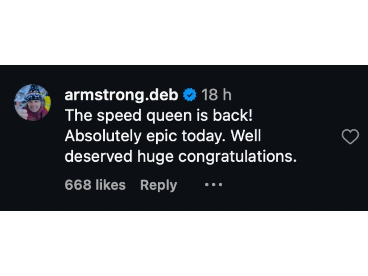 Fan reactions to Vonn's victory