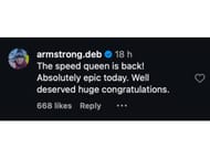 Fan reactions to Vonn's victory