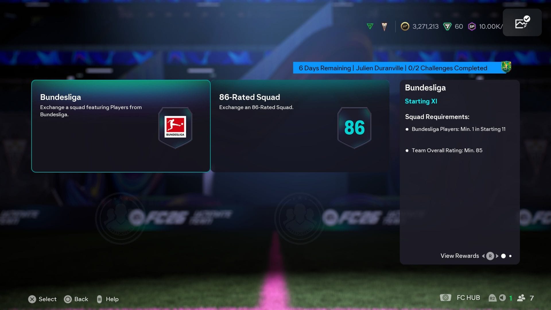 Các yêu cầu (Hình ảnh qua EA Sports)